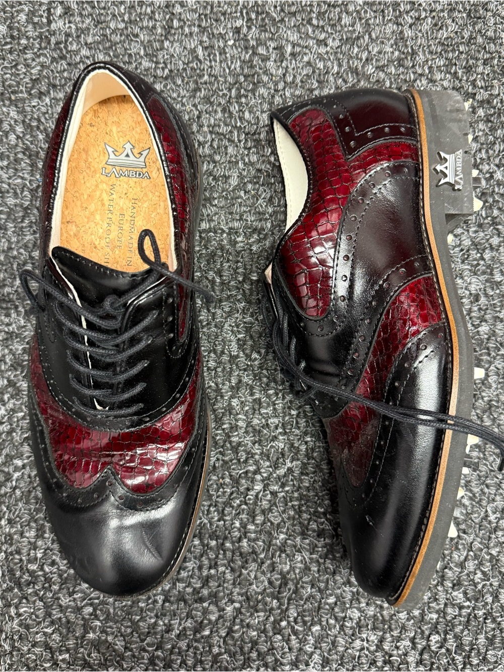 Lightly worn Lambda Golf shoes size 41 EU in good condition no box
